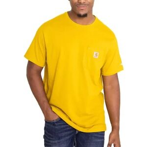 Carhartt Men's Force Gold Short Sleeve Tee with pocket